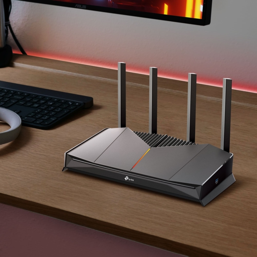 TP-Link - Pelaajille suunnattu kaksitaajuuksinen Wi‑Fi 7 -reititin Archer GE230