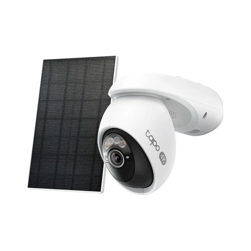 TP-Link - Ulkokäyttöön tarkoitettu aurinkokamera liiketunnistimella, IP65, Wi-Fi