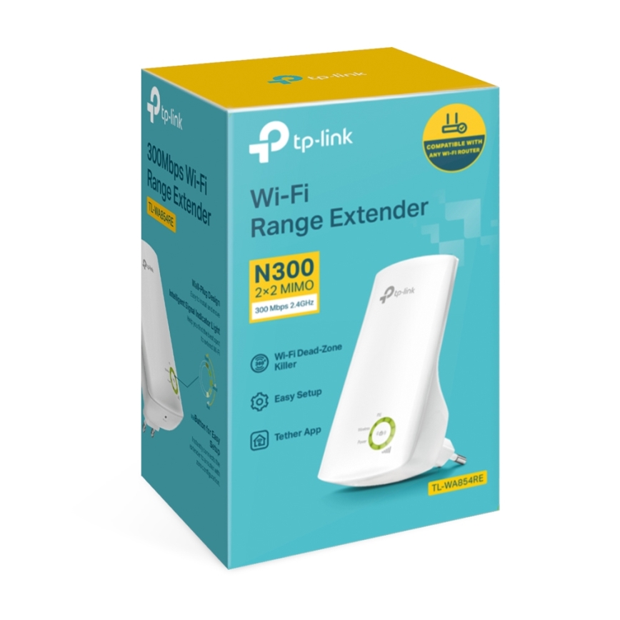TP-Link - Yksikaistainen Wi-Fi 4 -laajennin N300