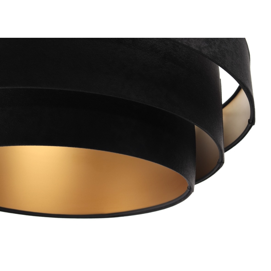 Riippuvalaisin TRINITI 1xE27/60W/230V musta/kulta