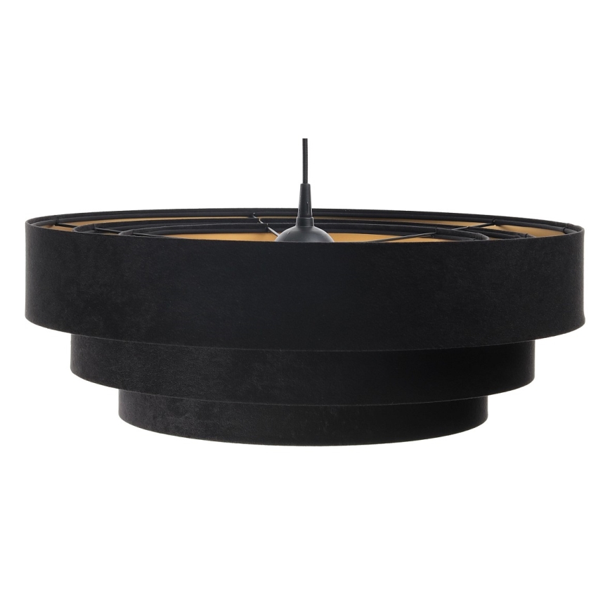 Riippuvalaisin TRINITI 1xE27/60W/230V musta/kulta