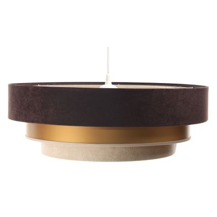 Riippuvalaisin TRINITI 1xE27/60W/230V ruskea/kulta/beige