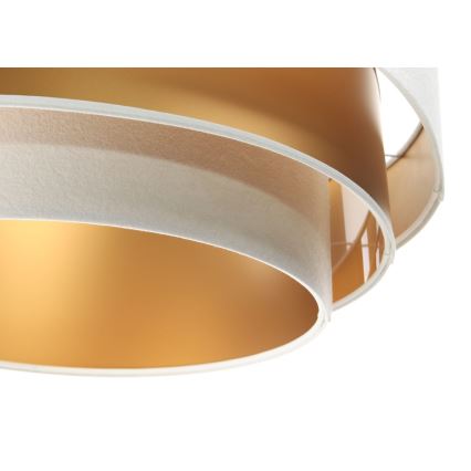 Riippuvalaisin TRINITI 1xE27/60W/230V valkoinen/kulta