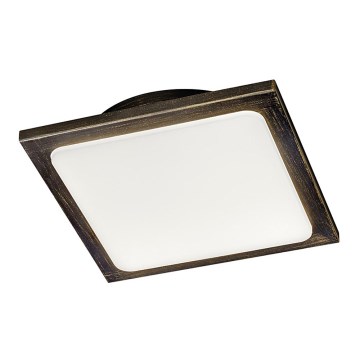 TRIO - Himmennettävä LED-kattovalaisin DENVER LED/20W/230V patina