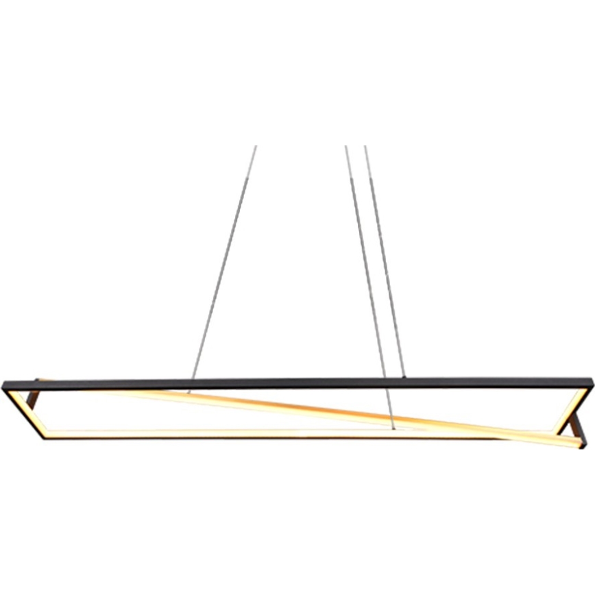 Trio - LED-himmennettävä riippuvalaisin kaapelilla EDGE LED/35W/230V 2300/3000/4000K musta/kulta