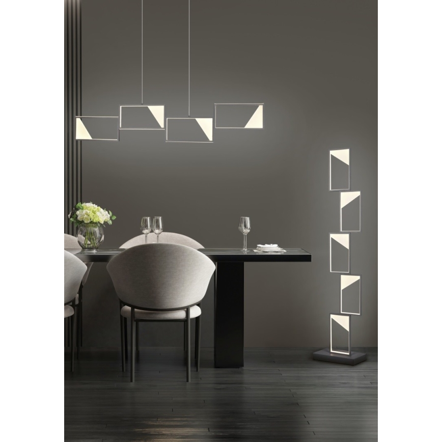 Trio - LED-himmennettävä kattokruunu nauhassa CAFU 4xLED/7W/230V