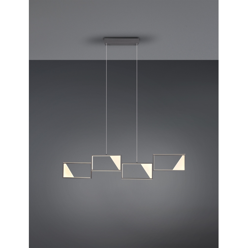 Trio - LED-himmennettävä kattokruunu nauhassa CAFU 4xLED/7W/230V