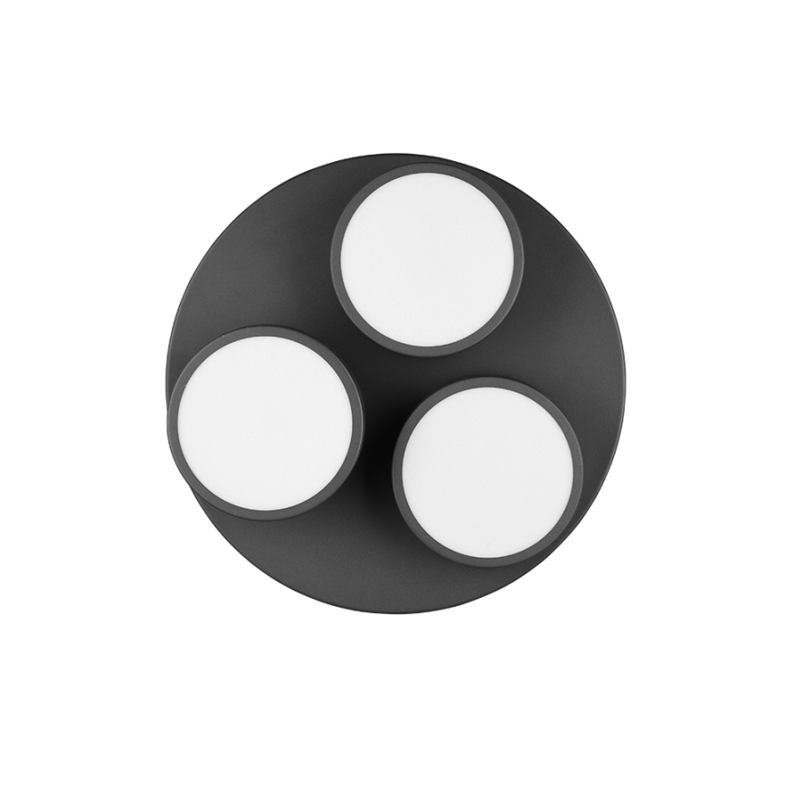 Trio - himmennettävä LED-kattovalaisin FRANKLIN 3xLED/8,5W/230V 3000K halkaisija 35 cm musta