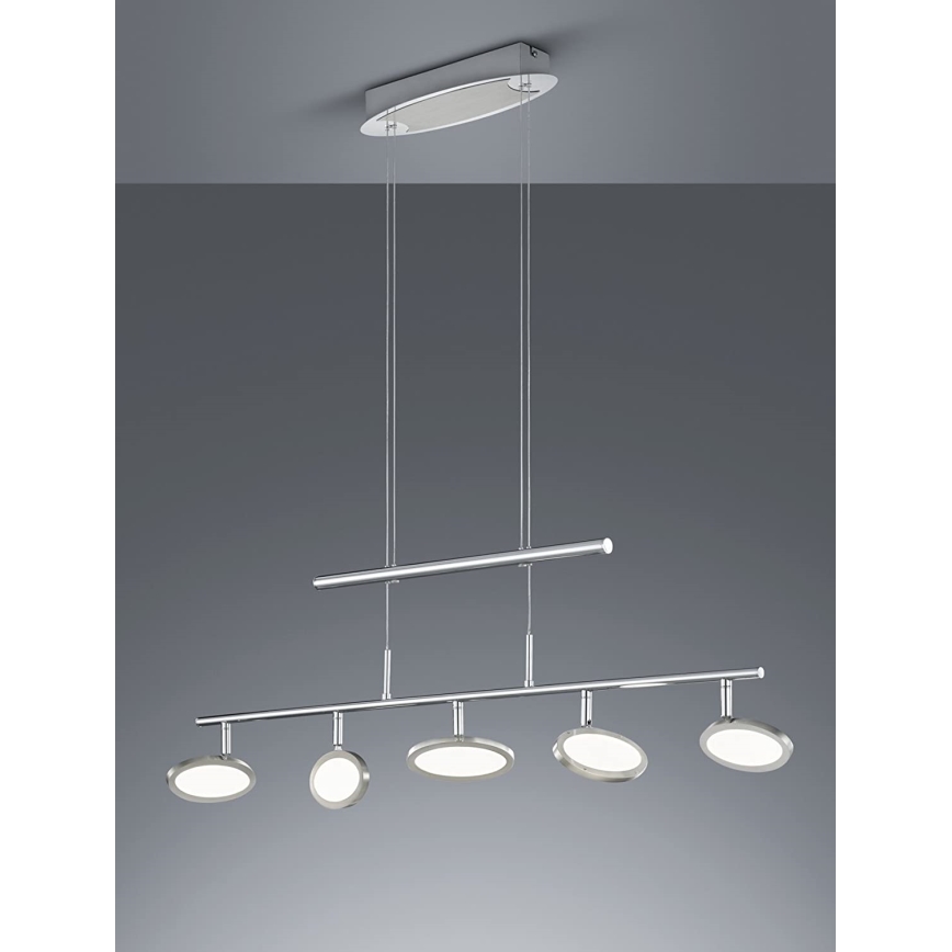 Trio - LED-kattokruunu johdossa DUELLANT 5xLED/4,3W/230V