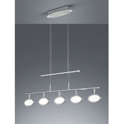 Trio - LED-kattokruunu johdossa DUELLANT 5xLED/4,3W/230V