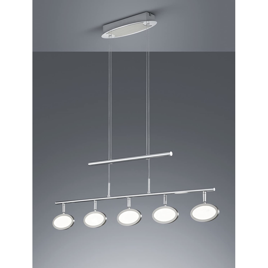 Trio - LED-kattokruunu johdossa DUELLANT 5xLED/4,3W/230V