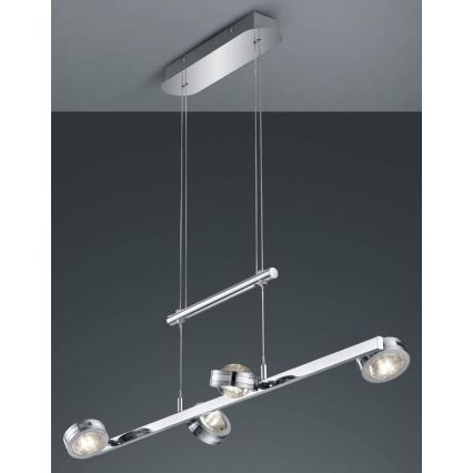 TRIO - LED-kattokruunu narussa LENTIL 8xLED/2,3W/230V