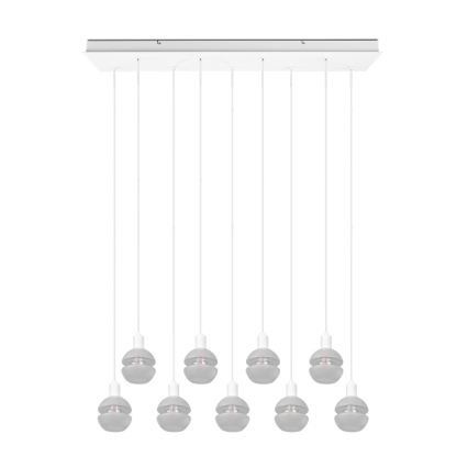Trio - MELA kaapeliriippuvalaisin 9xE14/25W/230V valkoinen