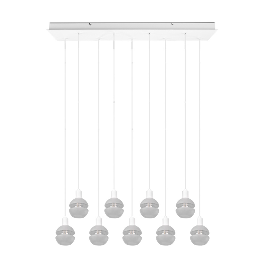 Trio - MELA kaapeliriippuvalaisin 9xE14/25W/230V valkoinen