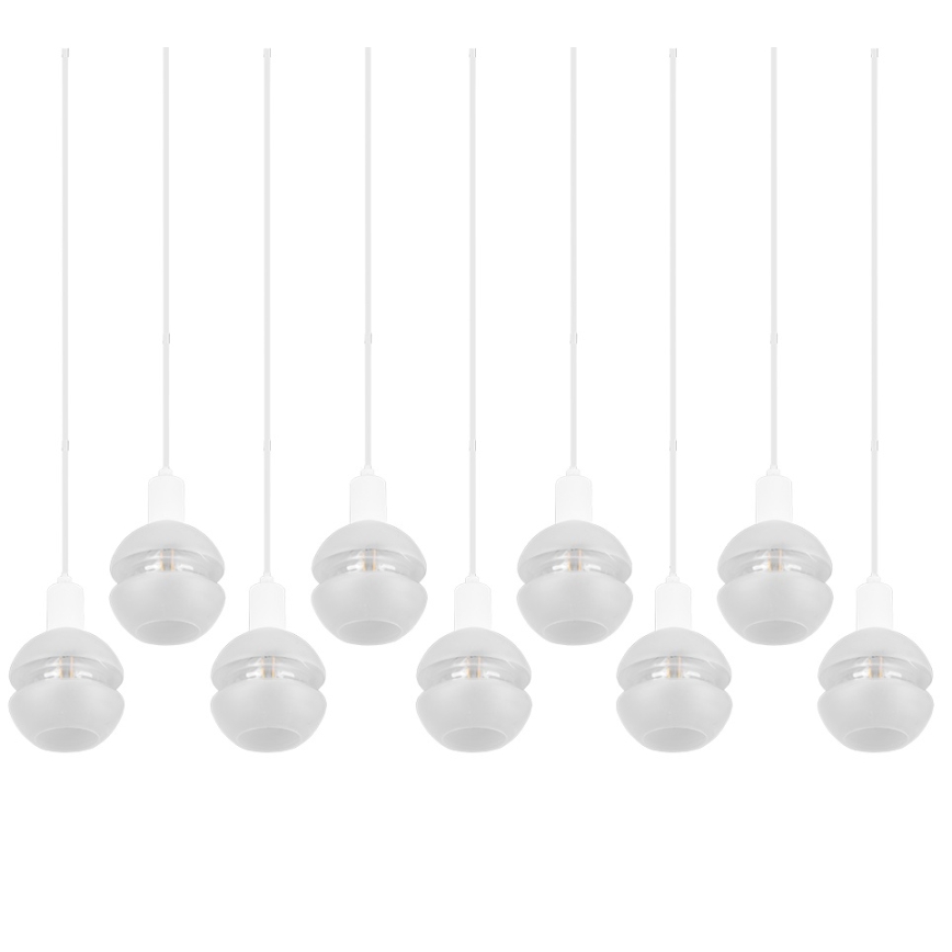 Trio - MELA kaapeliriippuvalaisin 9xE14/25W/230V valkoinen