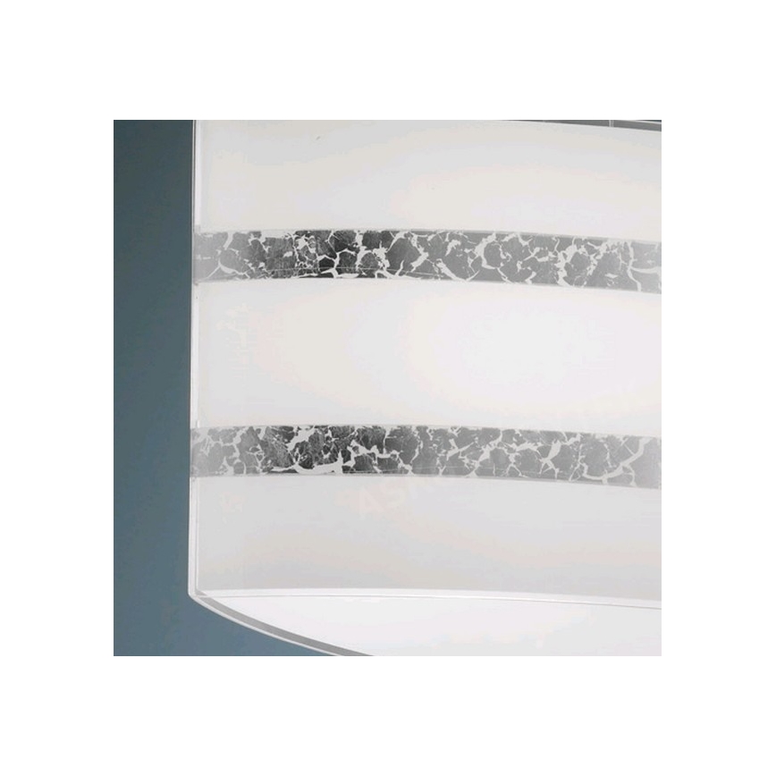 Trio - Ripustettava kattovalaisin NIKOSIA 2xE27/40W/230V hopea