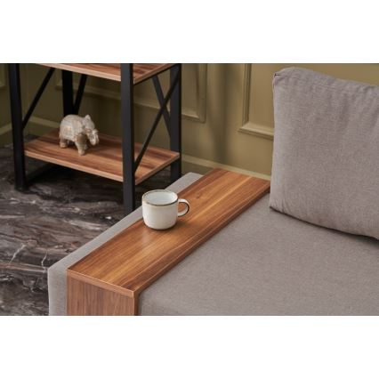 TULA oikeanpuoleinen beige kulmatuoli