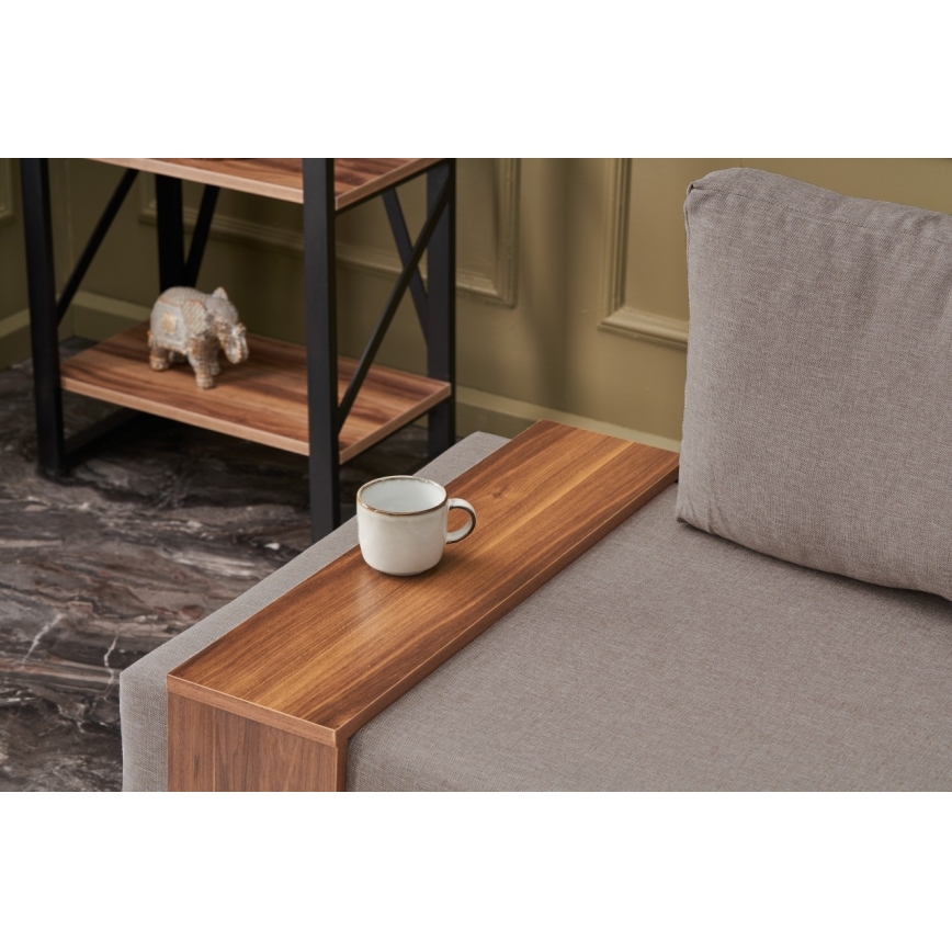 TULA oikeanpuoleinen beige kulmatuoli