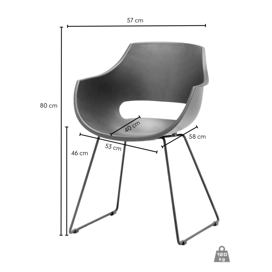 Tuoli ROCKY, 1 kpl, valkoinen