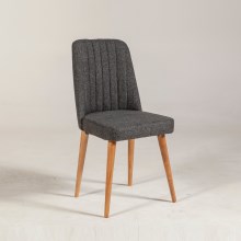 Tuoli VINA 85x46 cm antrasiitti/beige