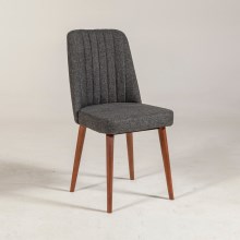 Tuoli VINA 85x46 cm antrasiitti/ruskea