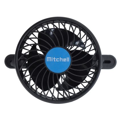 Tuuletin auton niskatukeen 4W/12V musta