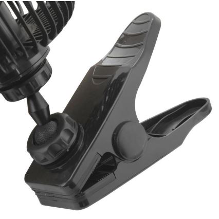 Tuuletin klipsillä USB 4W/5V musta