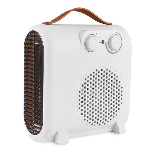Tuuletin lämmityselementillä 1000/2000W/230V valkoinen