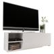TV pöytä CLIF 40x180 cm valkoinen