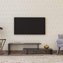 TV-pöytä OVIT 45x120 cm antrasiitti/musta