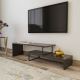 TV-pöytä OVIT 45x120 cm antrasiitti/musta