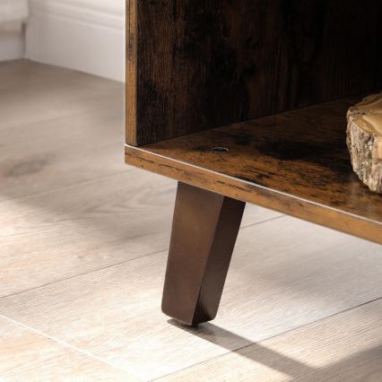 TV-taso BASTOR ruskea/musta