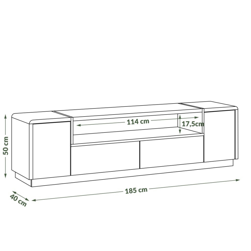 TV-taso FRED antrasiitti/artisaanipähkinä