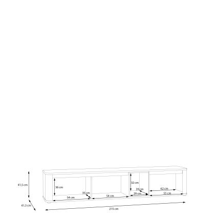 TV-taso INAR musta/ruskea