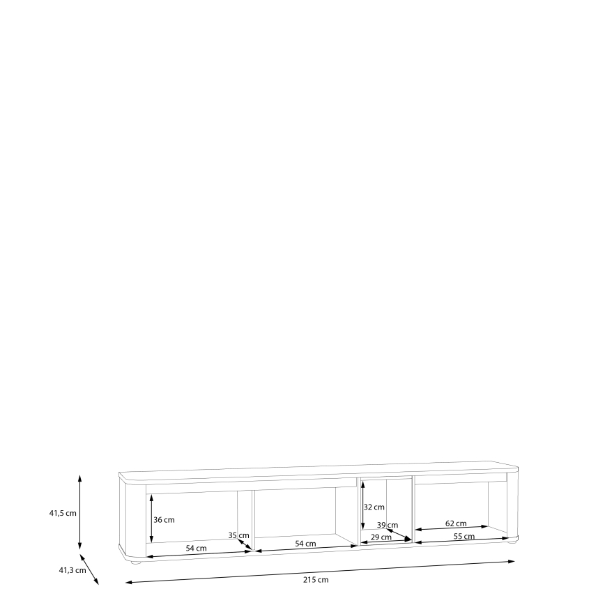 TV-taso INAR musta/ruskea