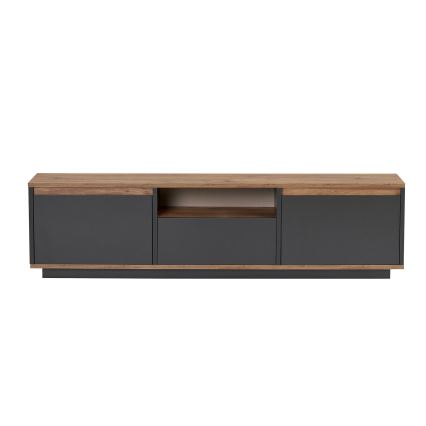 TV-taso KREDE 160x30 cm antrasiitti/mänty