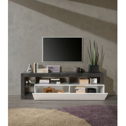 TV-taso LENOR valkoinen/antrasiitti