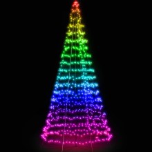 Twinkly - LED RGB Joulukuusi ulkokäyttöön LIGHT TREE 300xLED 2m IP44 Wi-Fi