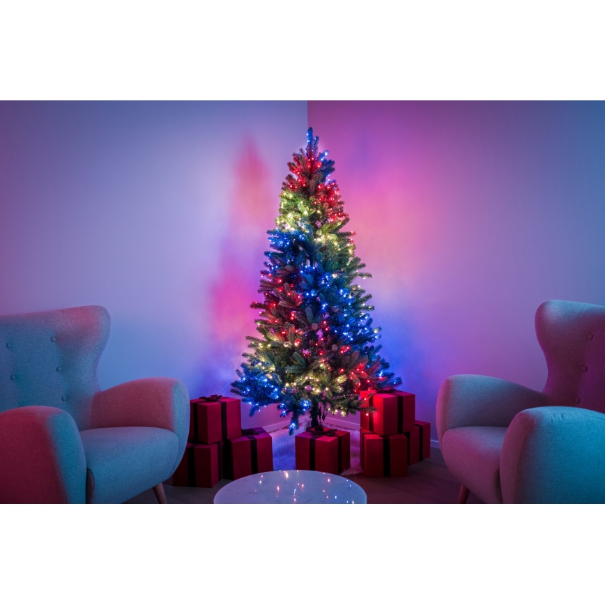 Twinkly - himmennettävä LED RGBW joulukuusi TREE 435xLED 2,1 m Wi-Fi
