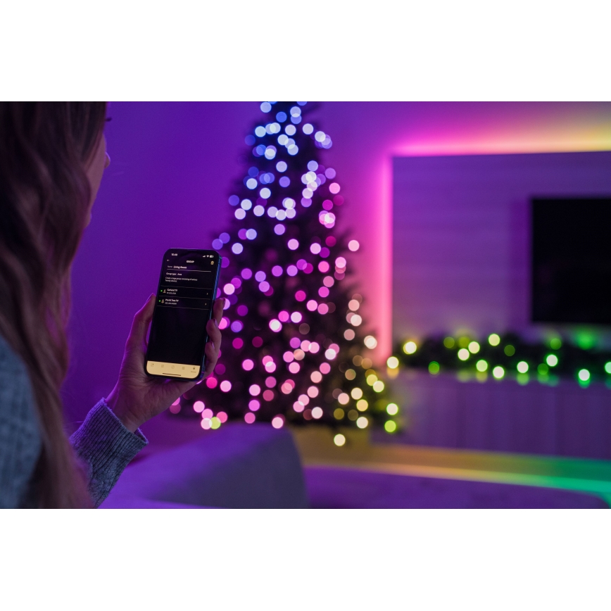 Twinkly - himmennettävä LED RGBW joulukuusi TREE 435xLED 2,1 m Wi-Fi