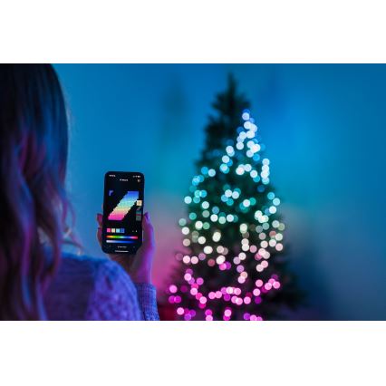 Twinkly - himmennettävä LED RGBW joulukuusi TREE 435xLED 2,1 m Wi-Fi