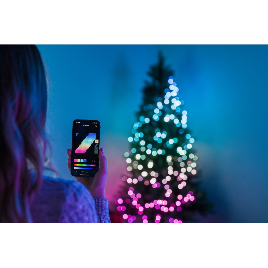 Twinkly - himmennettävä LED RGBW joulukuusi TREE 435xLED 2,1 m Wi-Fi