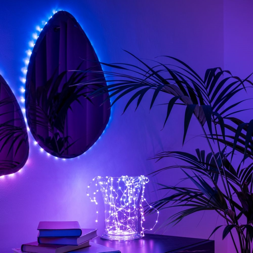 Twinkly - LED RGB Himmennettävä nauha DOTS 60xLED 3 m Wi-Fi USB