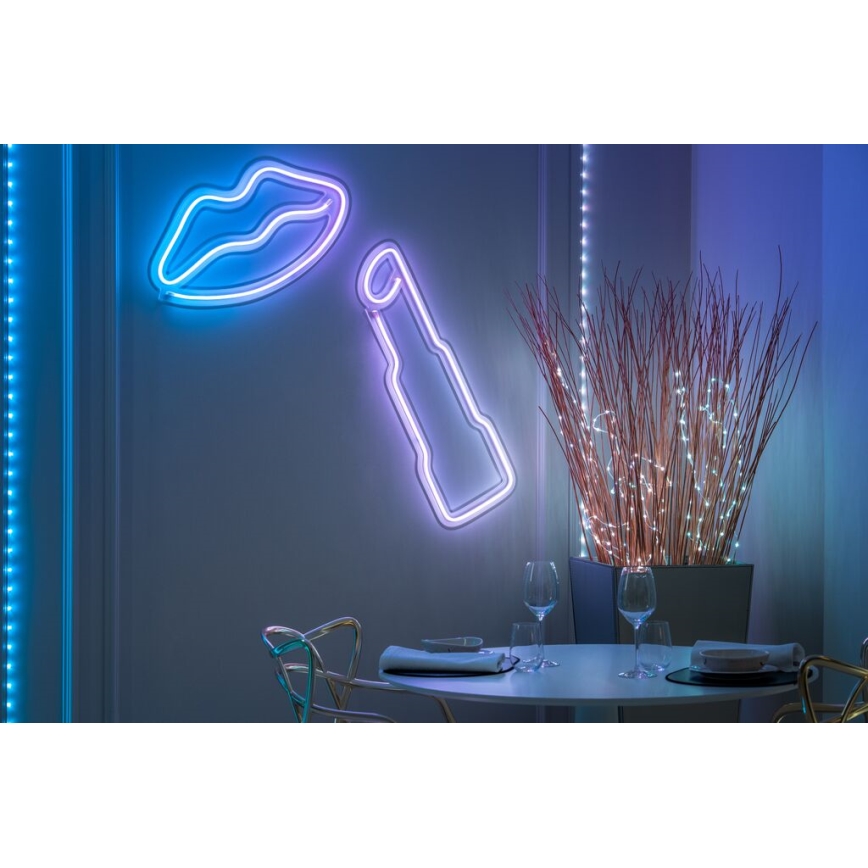 Twinkly - LED RGB Himmennettävä nauha DOTS 60xLED 3 m Wi-Fi USB