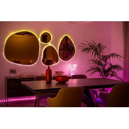 Twinkly - LED RGB Himmennettävä nauha DOTS 60xLED 3 m Wi-Fi USB