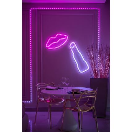 Twinkly - himmennettävä RGB-LED-valoketju DOTS, 60 LEDiä, 7 m, USB, Wi-Fi