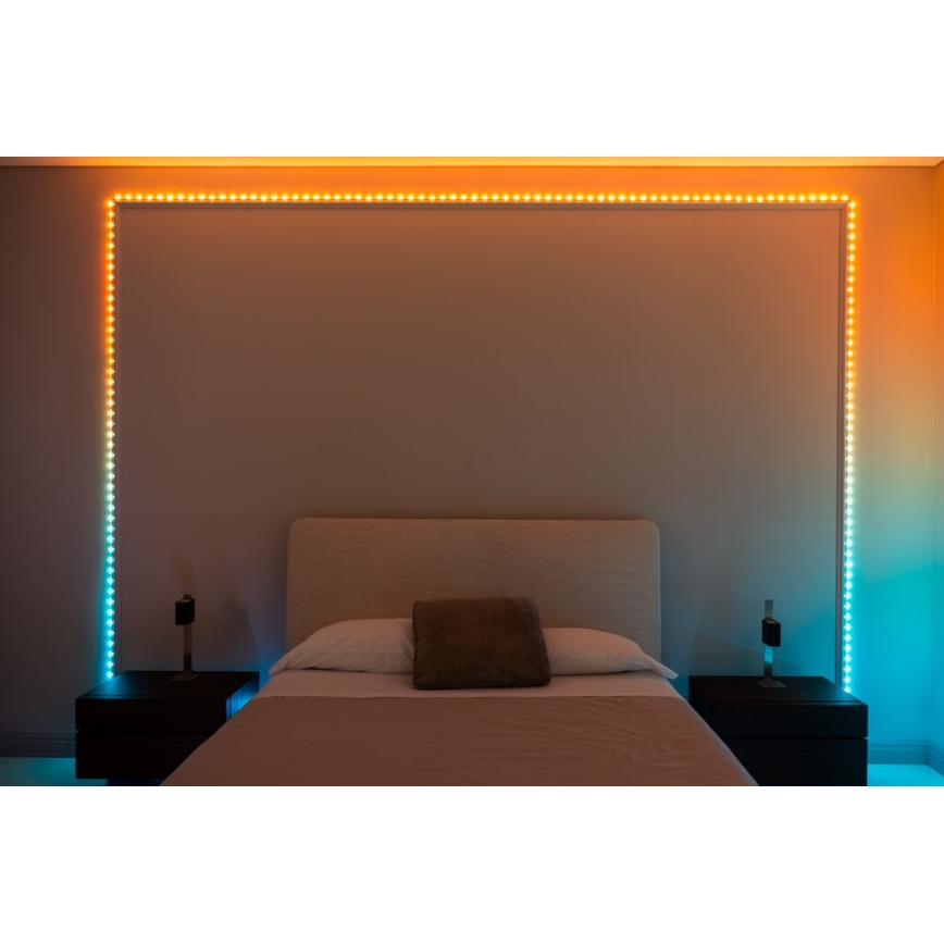 Twinkly - LED RGB Ulkotila himmennettävä nauha DOTS 200xLED 10 m IP44 WiFi
