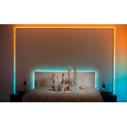 Twinkly - LED RGB Ulkotila himmennettävä nauha DOTS 200xLED 10 m IP44 Wi-Fi
