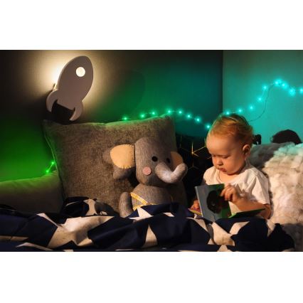 Twinkly - LED RGB Ulkotila himmennettävä nauha DOTS 400xLED 20 m IP44 Wi-Fi