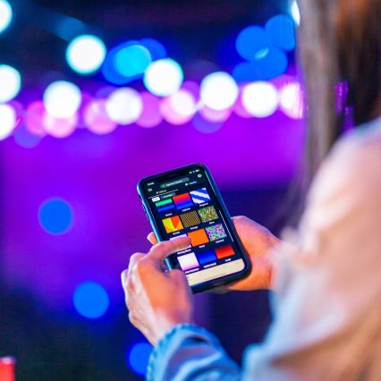 Twinkly - LED RGB Himmennettävä ulko koristeellinen ketju FESTOON 20xLED 14m IP44 Wi-Fi